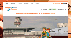 Desktop Screenshot of airportshuttlexpress.com