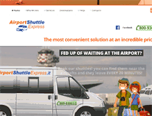 Tablet Screenshot of airportshuttlexpress.com